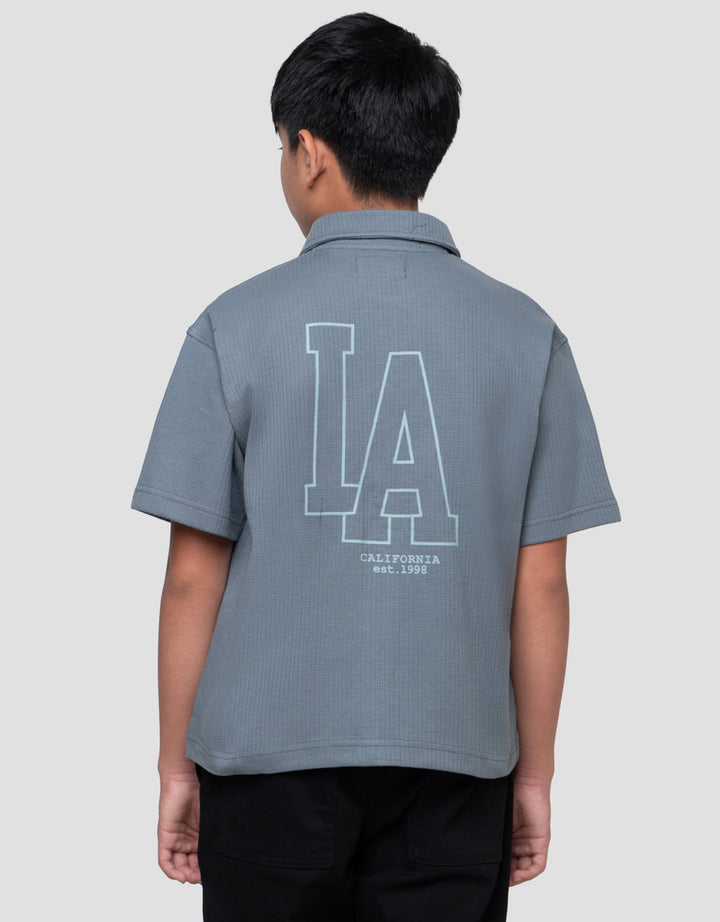 NEVADA SIDES SMALL PRINT KEMEJA ANAK LAKI-LAKI