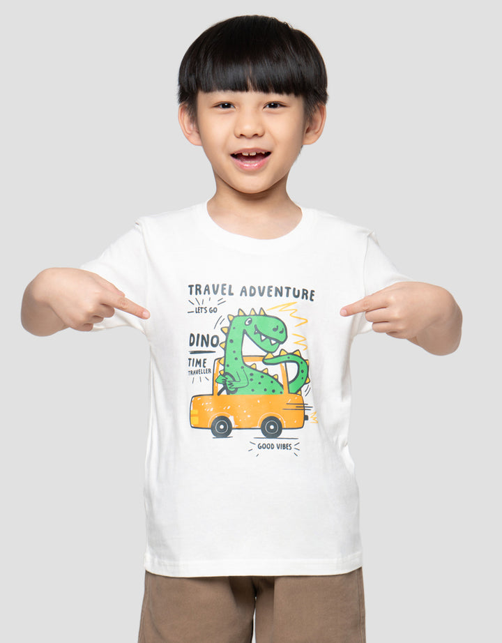 Little M Travel Adventure Kaos Anak Laki-Laki