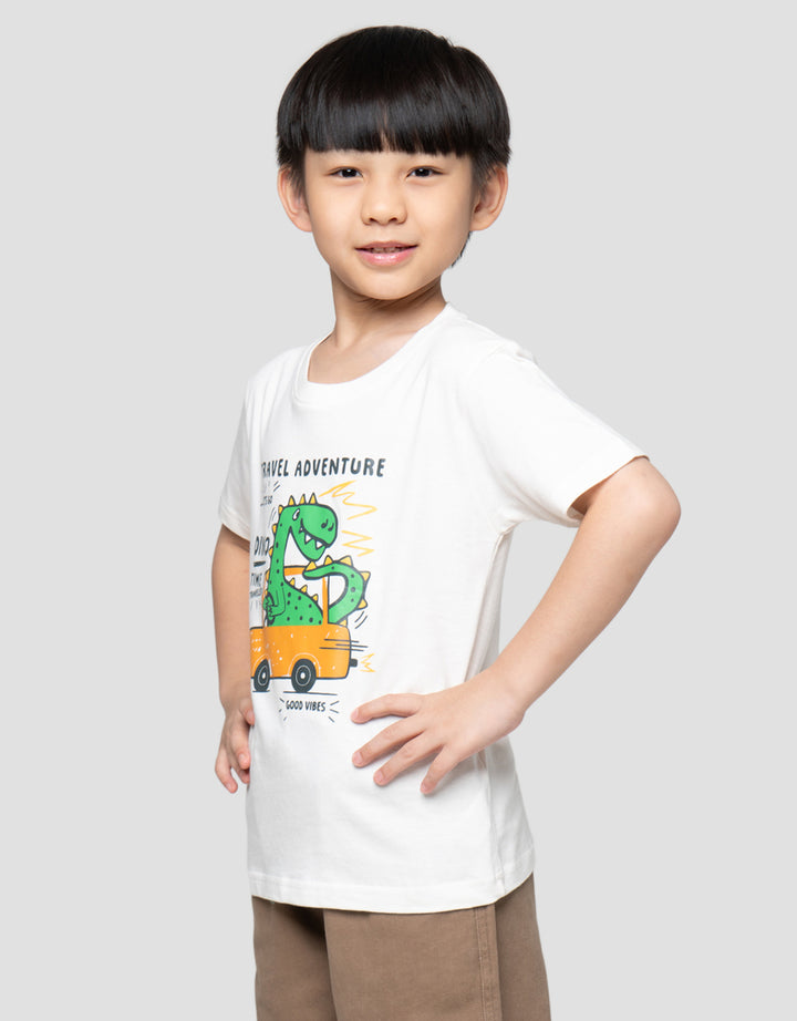 Little M Travel Adventure Kaos Anak Laki-Laki