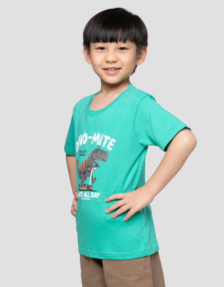 Little M Dino Mite Kaos Anak Laki-Laki