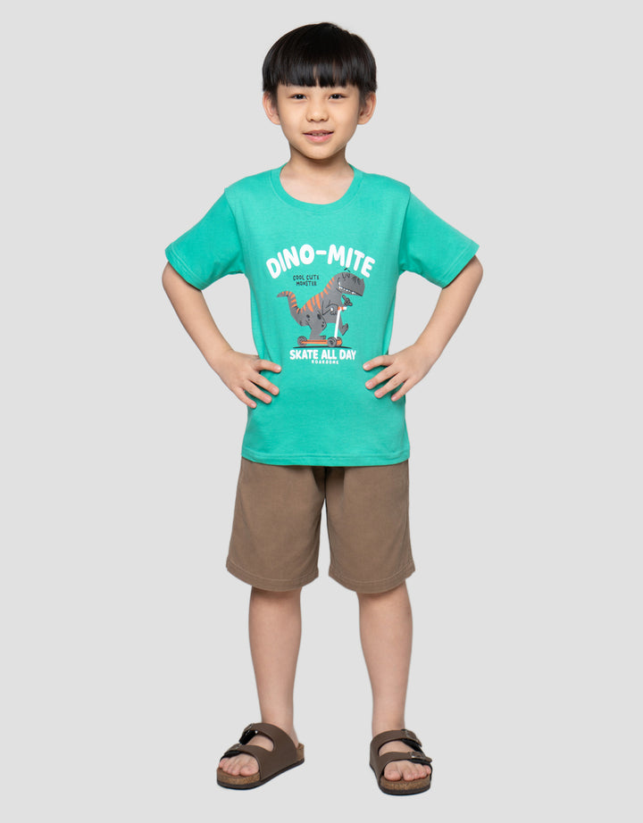 Little M Dino Mite Kaos Anak Laki-Laki