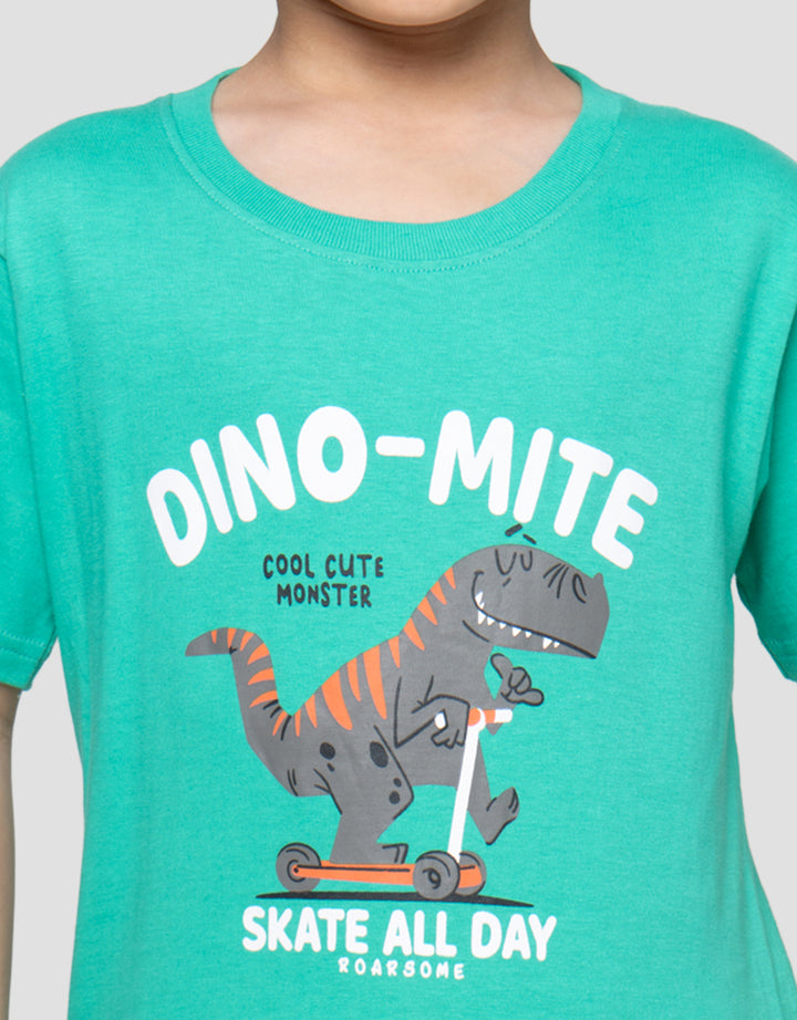 Little M Dino Mite Kaos Anak Laki-Laki