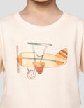 Little M Plane Kaos Anak Laki-Laki