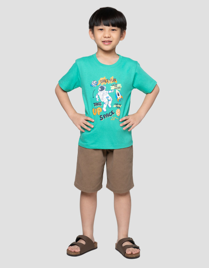 Little M Space Fun Kaos Anak Laki-Laki
