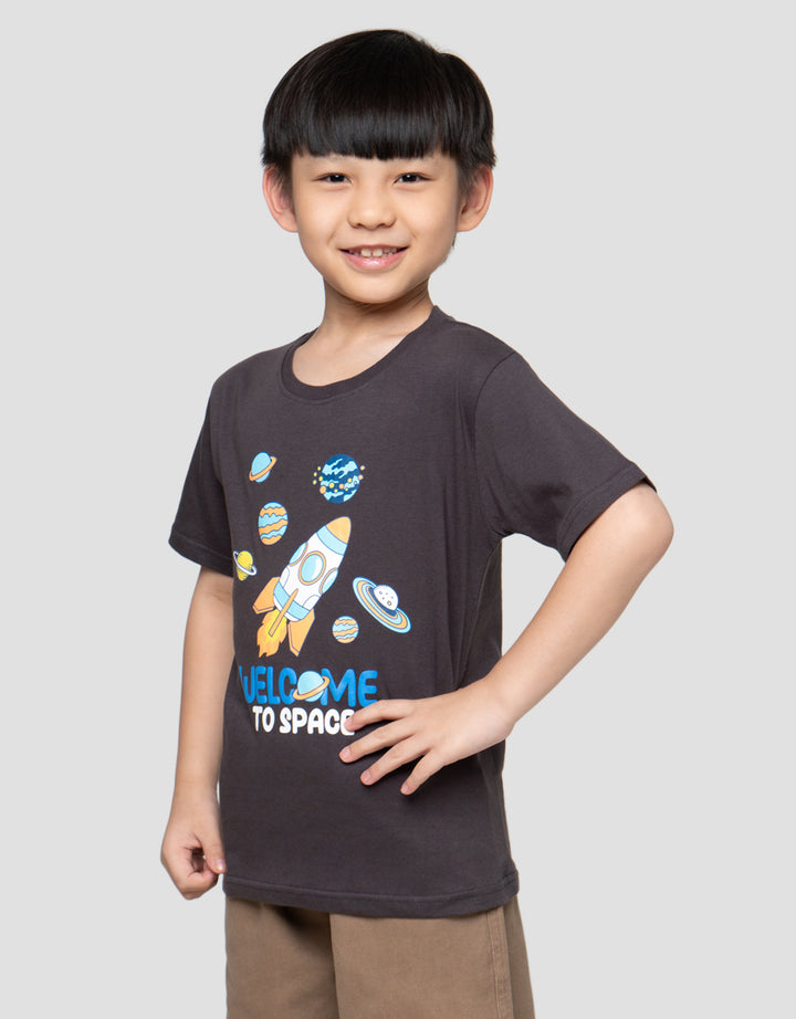 Little M Welcome To Space Kaos Anak Laki-Laki