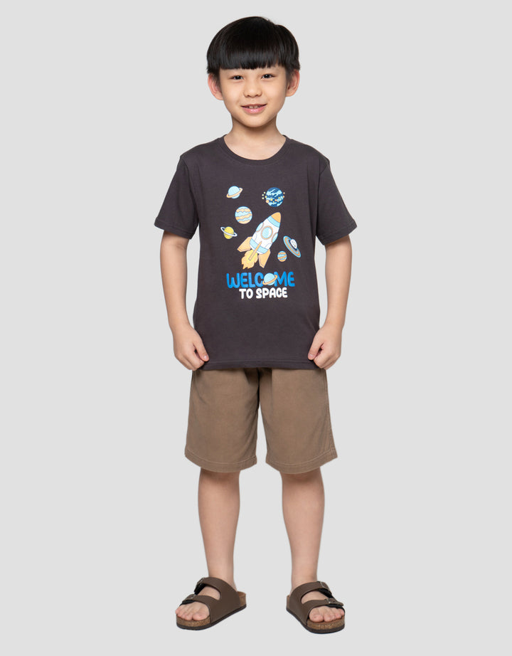 Little M Welcome To Space Kaos Anak Laki-Laki