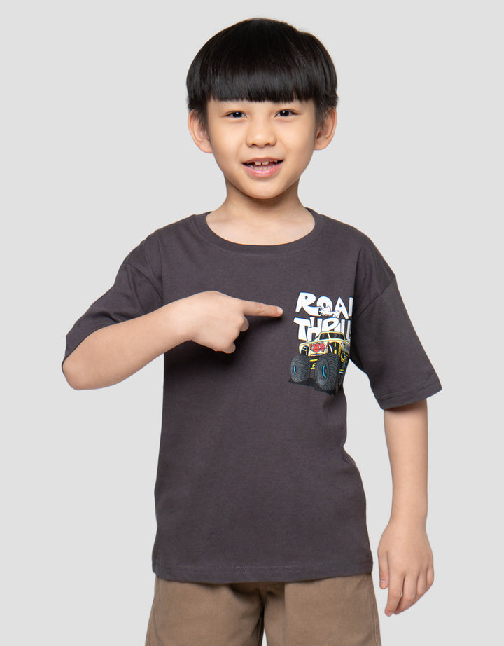 Little M Road Thrills Kaos Oversize Anak Laki-Laki