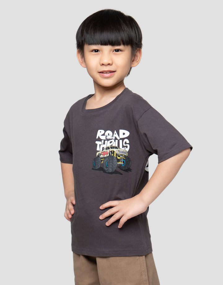 Little M Road Thrills Kaos Oversize Anak Laki-Laki
