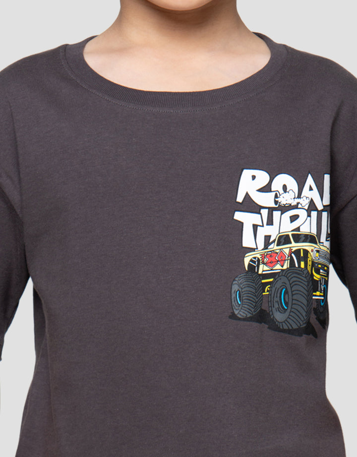 Little M Road Thrills Kaos Oversize Anak Laki-Laki