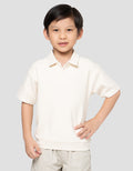 Little M Kerah V Tex Rib Bwh Kaos Anak Laki-Laki