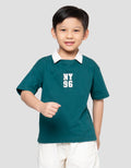 Little M NY 96 Print Kaos Oversize Anak Laki-laki