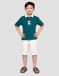 Little M NY 96 Print Kaos Oversize Anak Laki-laki