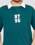 Little M NY 96 Print Kaos Oversize Anak Laki-laki