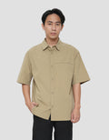 NEVADA BASIC LAFFER KEMEJA BOXY FIT PRIA