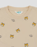 Little M Print Bear In Jungle Pakaian Setelan Bayi