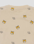 Little M Print Bear In Jungle Pakaian Setelan Bayi