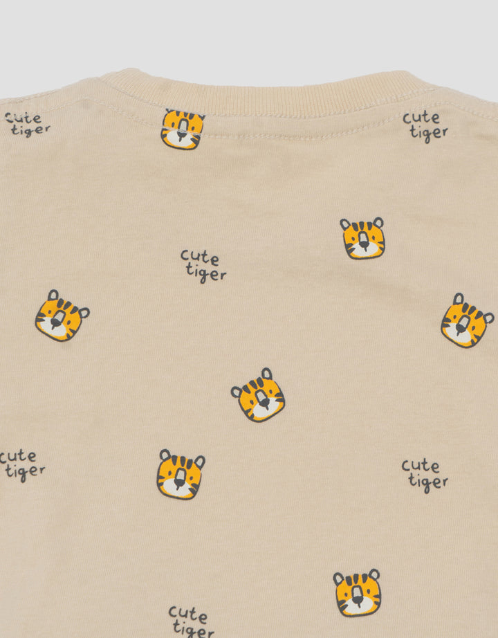 Little M Print Bear In Jungle Pakaian Setelan Bayi