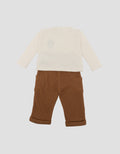 Little M Waffle Moset Set Pakaian Bayi