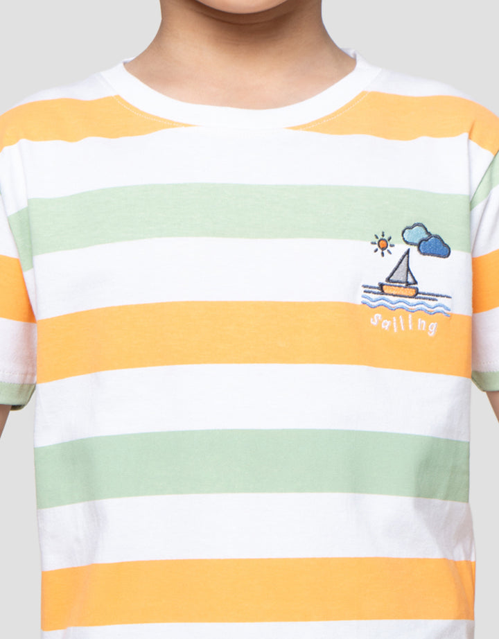 Little M Yd Sailing Pakaian Setelan Anak Laki-Laki