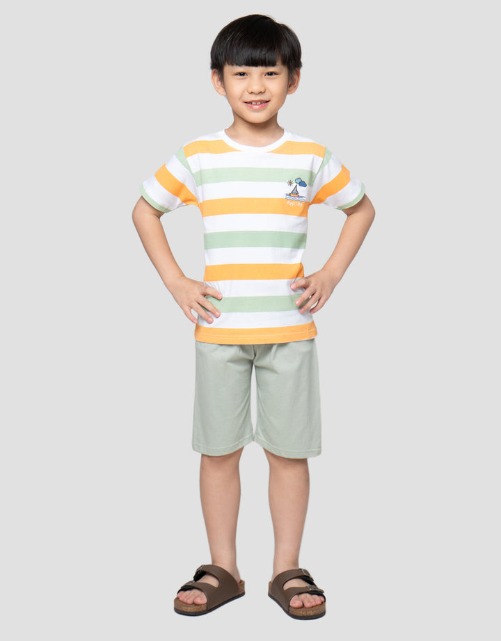 Little M Yd Sailing Pakaian Setelan Anak Laki-Laki