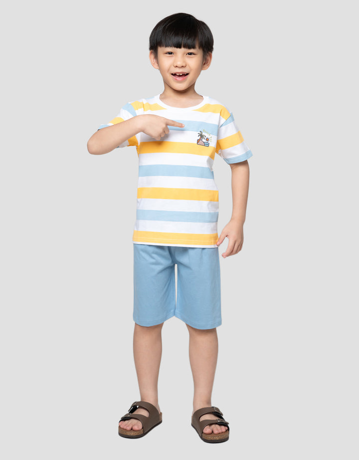 Little M Yd Beach Day Pakaian Setelan Anak Laki-Laki