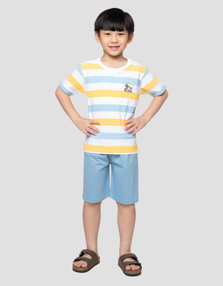 Little M Yd Beach Day Pakaian Setelan Anak Laki-Laki