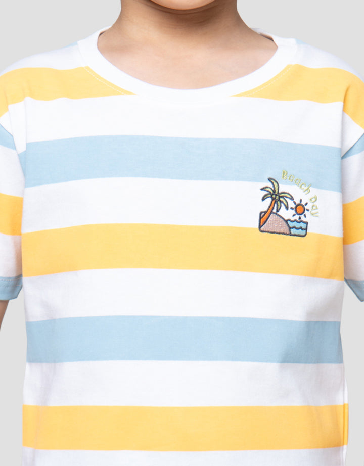 Little M Yd Beach Day Pakaian Setelan Anak Laki-Laki