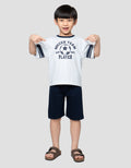 Little M Soccer Team Player Pakaian Setelan Anak Laki-Laki
