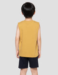 Little M Singlet Number Pakaian Setelan Anak Laki-Laki