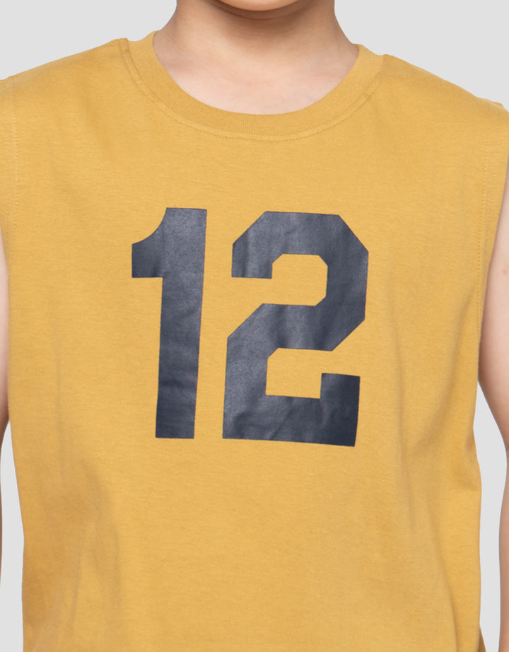 Little M Singlet Number Pakaian Setelan Anak Laki-Laki