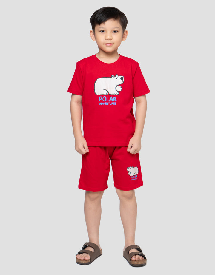 Little M Polar Adventures Pakaian Setelan Anak Laki-laki