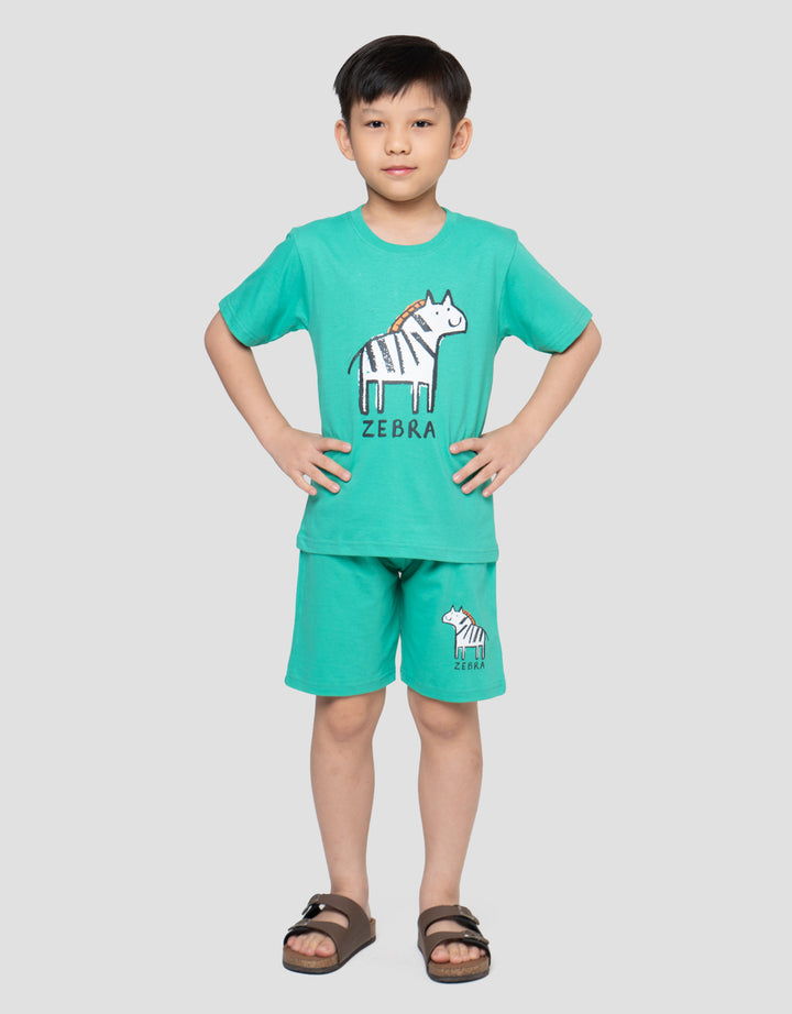 Little M Zebra Pakaian Setelan Anak Laki-laki