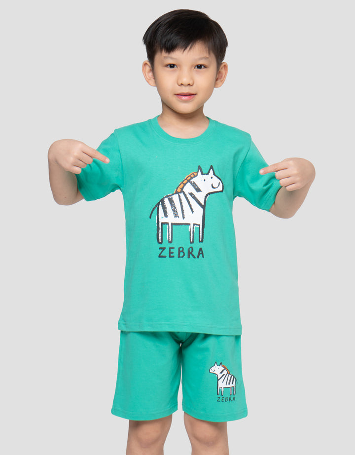 Little M Zebra Pakaian Setelan Anak Laki-laki