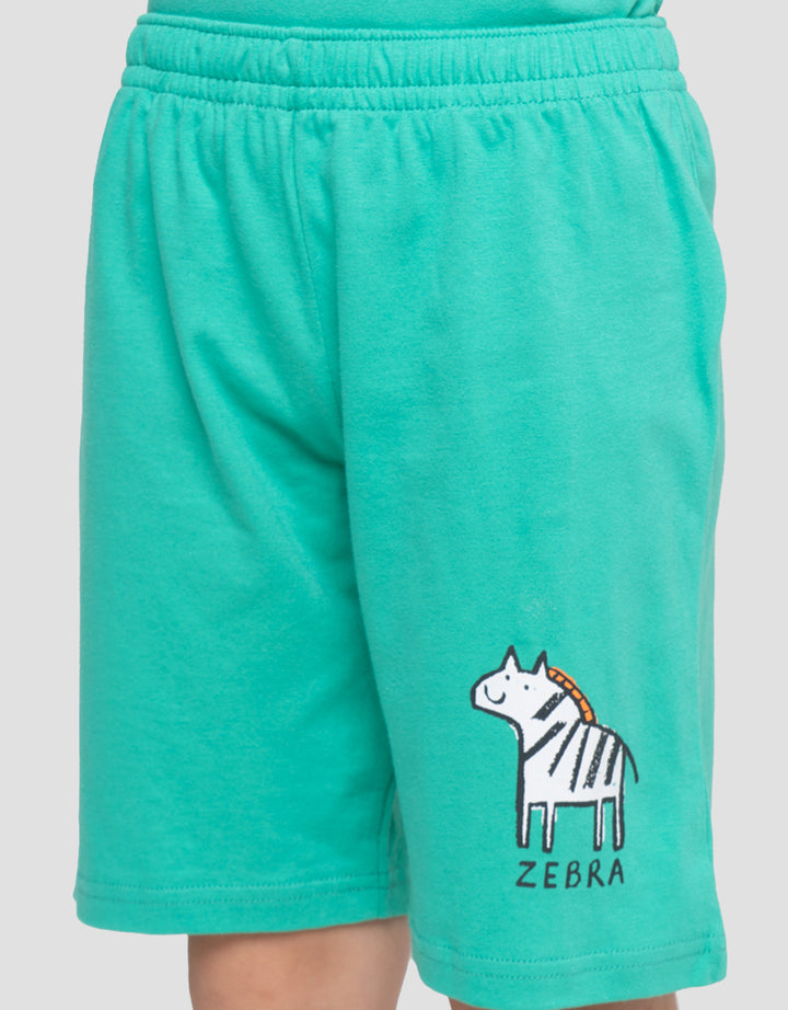 Little M Zebra Pakaian Setelan Anak Laki-laki
