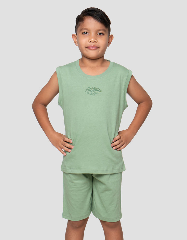 Little M Athletic Pakaian Setelan Anak Laki-Laki