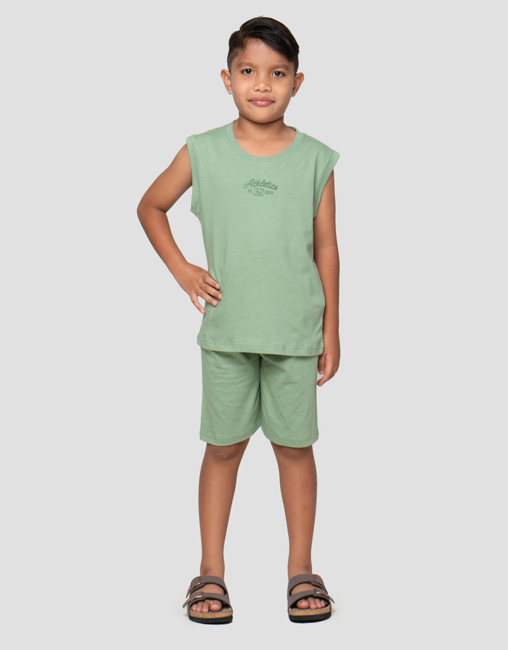 Little M Athletic Pakaian Setelan Anak Laki-Laki