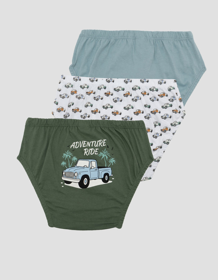 Little M Truck Celana Dalam Anak Laki-laki