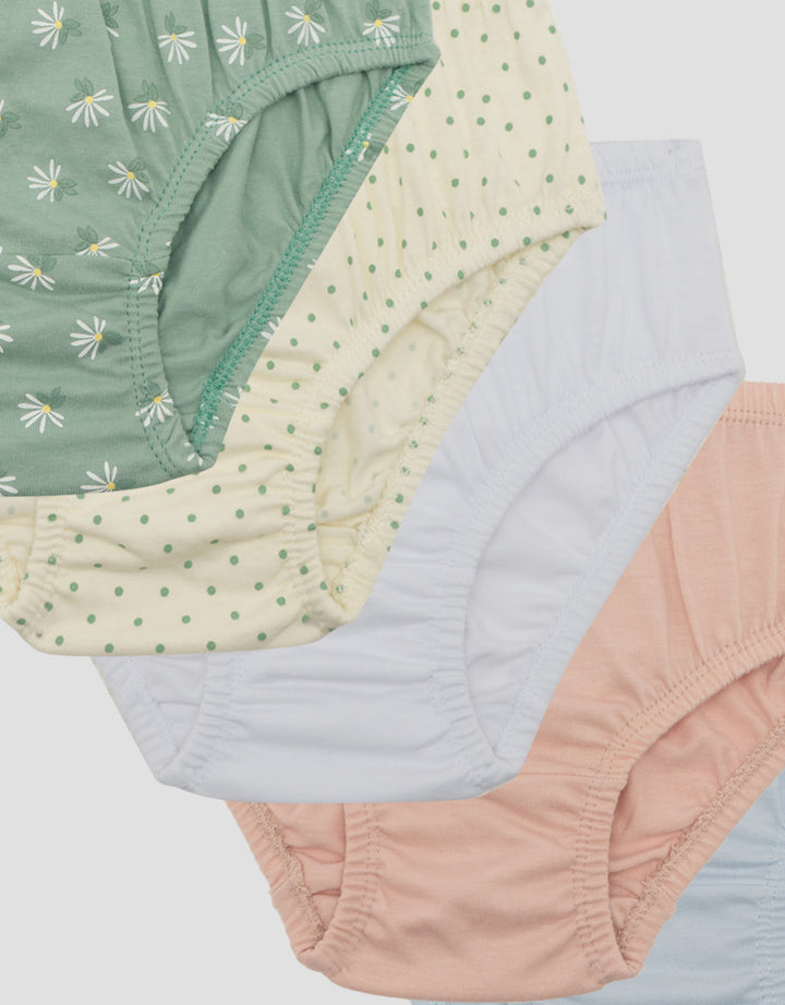Little M Pack Of 5 Flower Joy Celana Dalam Perempuan