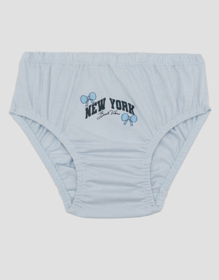 Little M NY Print Celana Dalam Anak Perempuan