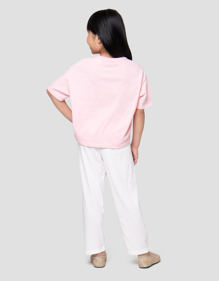 Little M Pakaian Set Piyama Anak Perempuan