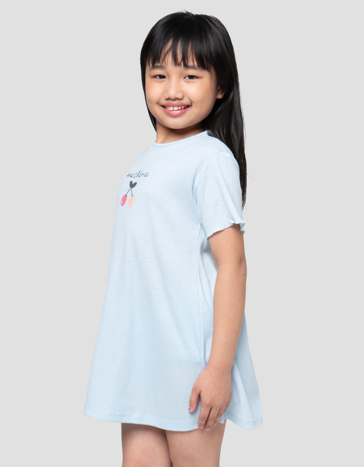 Little M Rib Dress Anak Perempuan