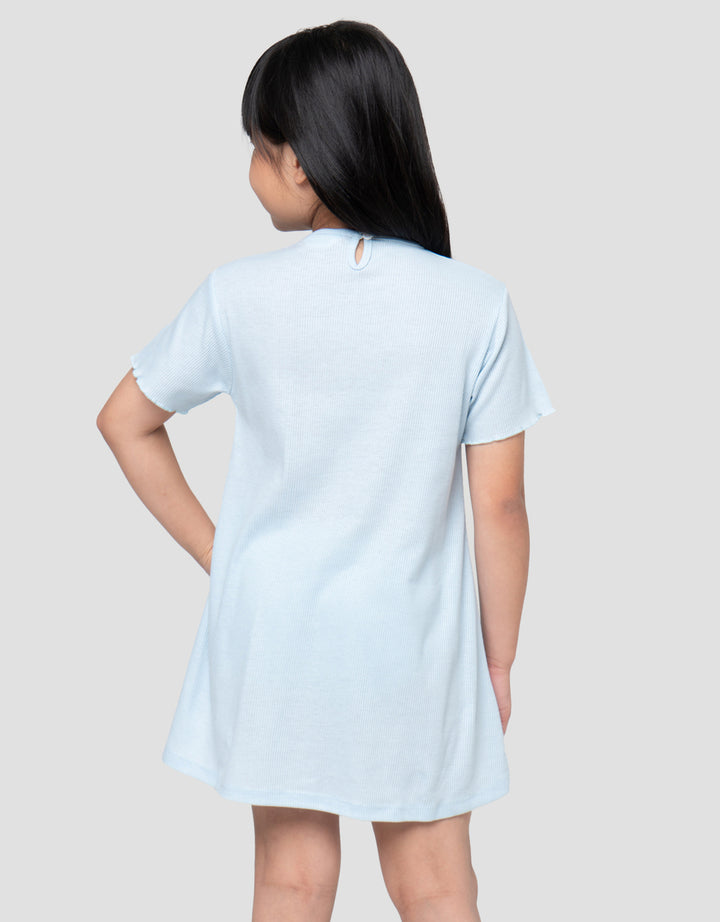 Little M Rib Dress Anak Perempuan