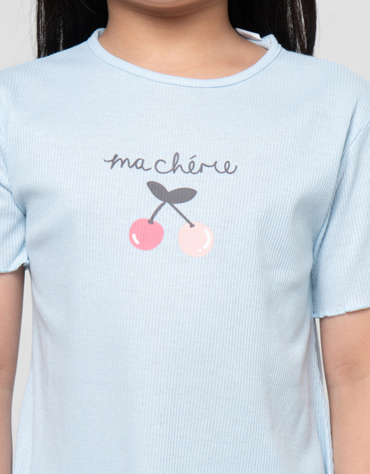 Little M Rib Dress Anak Perempuan
