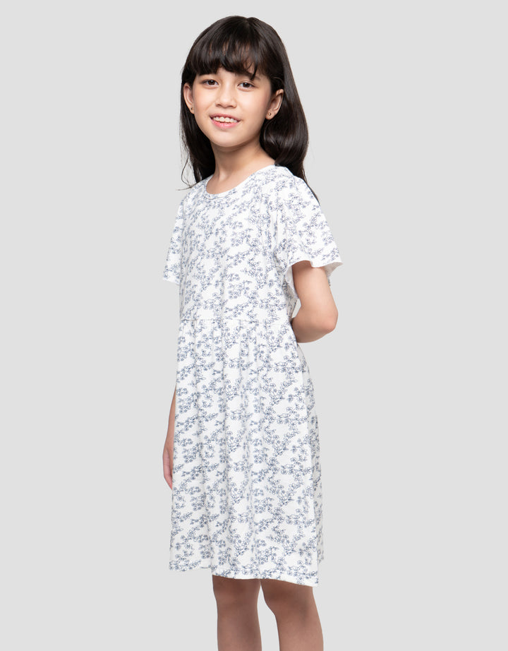 Little M Daily Aop Flower Dress Anak Perempuan