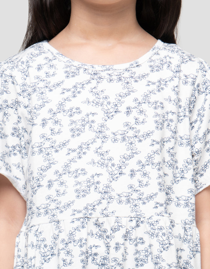 Little M Daily Aop Flower Dress Anak Perempuan