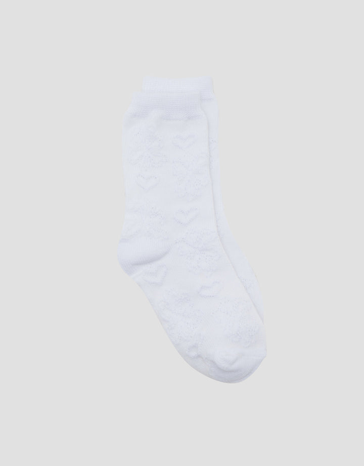 Little M Texture Little Flower Kaus Kaki Anak Perempuan