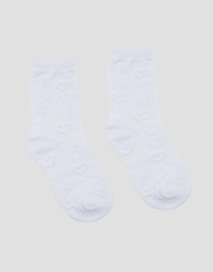 Little M Texture Little Flower Kaus Kaki Anak Perempuan