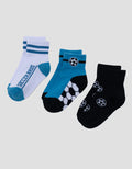 Little M Pack Of 3 Soccer Kaus Kaki Anak Laki-Laki