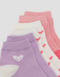 Little M Pack Of 3 Angkle Heart Kaus Kaki Anak Perempuan