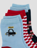 Little M Pack Of 3 London Taxi Kaus Kaki Anak Laki-Laki